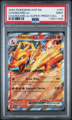 Charizard Ex #161 2024 Pokemon Svp En-Sv Black Star Promo PSA 9 Charizard Ex G - Image 1