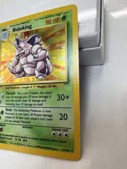 Nidoking Holo 11/102 - Base Set - WotC Pokemon - Lightly Played (LP) - Image 5