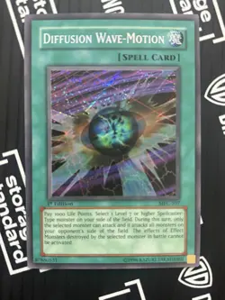 Yugioh Diffusion Wave-Motion Secret Rare 1st Edition MFC-107 vlp - Image 1