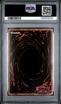 2008-09 YU-GI-OH! DUEL TERMINAL PREV #EN001 BLUE-EYES WHITE DRAGON PSA 9 - Image 2
