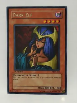 Yu-Gi-Oh! Yugioh Dark Elf MRD-113 1st Edition Old Asia Edition Rare - Image 1