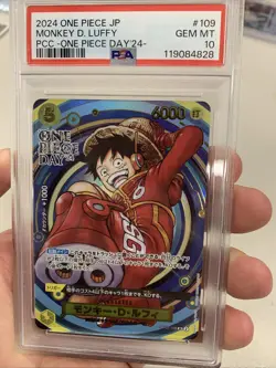 ONE PIECE MONKEY D LUFFY OP07-109 PREMIUM CARD COLLECTION PROMO JAPANESE - Image 1