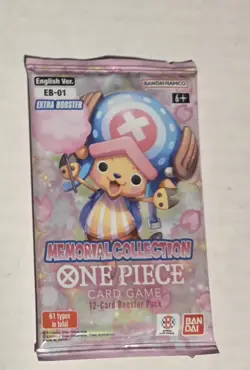 One Piece CCG Memorial Collection EB-01 Booster Pack English New Sealed - Image 1