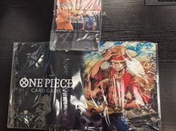 One Piece TCG Luffy JP Champion Set 2022 Playmat + Storage Box US Seller - Image 1