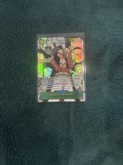 Dracule Mihawk OP14 119 SEC Manga (English) Pack Fresh One Piece TCG - Image 1