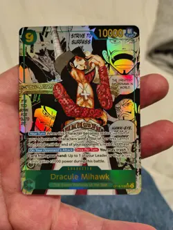 Dracule Mihawk OP14 119 SEC Manga (English) Pack Fresh One Piece TCG - Image 3