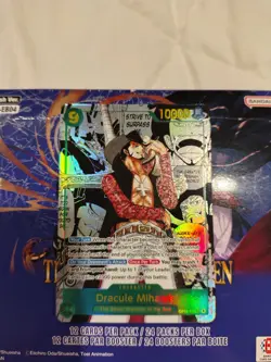 Dracule Mihawk OP14 119 SEC Manga (English) Pack Fresh One Piece TCG - Image 4