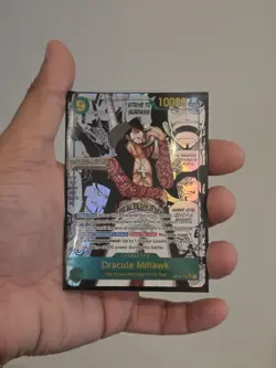 Dracule Mihawk OP14 119 SEC Manga (English) Pack Fresh One Piece TCG - Image 1