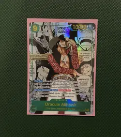 Dracule Mihawk OP14 119 SEC Manga (English) Pack Fresh One Piece TCG - Image 1