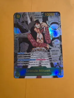 ✨ Dracule Mihawk OP14 119 SEC Manga (English) Pack Fresh One Piece TCG - Image 1