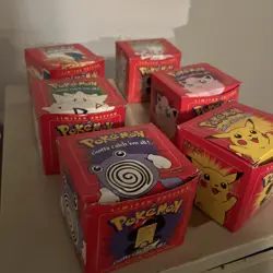 Pokemon 23k Burger King Gold Plated Trading Card Set Red Box Lot Of 6 - Sealed - Image 4