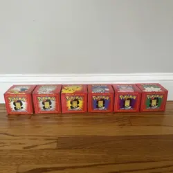 Pokemon 23k Burger King Gold Plated Trading Card Set Red Box Lot Of 6 - Sealed - Image 4