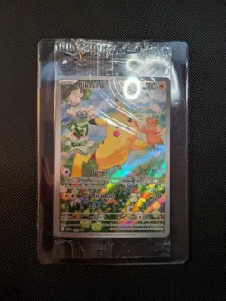 Pokemon TCG Paldea Adventure Chest SVP 088 Pikachu Black Star Promo Sealed NM/M - Image 1