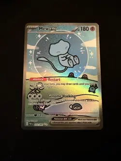 Pokemon TCG Mew EX 232/091 Sv: Paldean Fates Bubble Mew Sir NM - Image 1