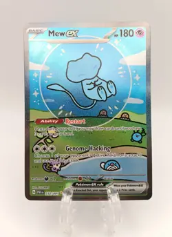 Mew EX 232/091 Sir Bubble Mew Paldean Fates SV Pokemon TCG Holo Full Art NM Rare - Image 1