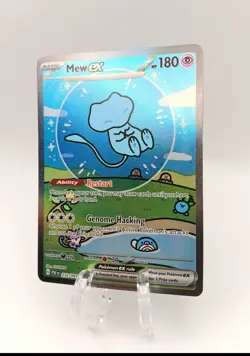 Mew EX 232/091 Sir Bubble Mew Paldean Fates SV Pokemon TCG Holo Full Art NM Rare - Image 2
