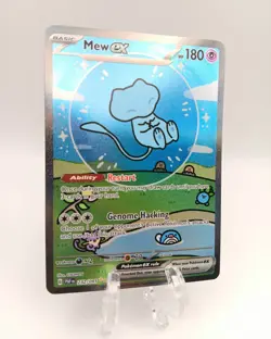 Mew EX 232/091 Sir Bubble Mew Paldean Fates SV Pokemon TCG Holo Full Art NM Rare - Image 3