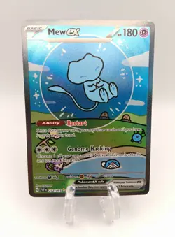 Mew EX 232/091 Sir Bubble Mew Paldean Fates SV Pokemon TCG Holo Full Art NM Rare - Image 4