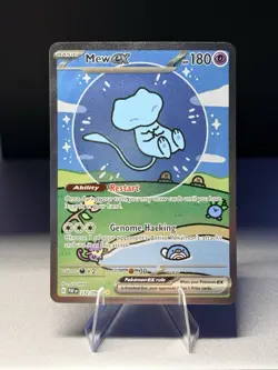 Pokemon TCG Bubble Mew SV Paldean Fates EX Illustration Card 232/091 SIR/SAR - Image 1