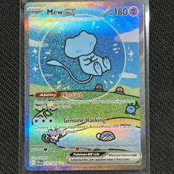 Bubble Mew ex 232/091 SIR Pokemon Card English SV Paldean Fates TCG CCG - Image 1