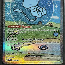 Bubble Mew ex 232/091 SIR Pokemon Card English SV Paldean Fates TCG CCG - Image 2