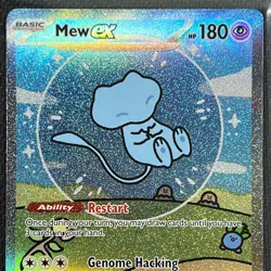 Bubble Mew ex 232/091 SIR Pokemon Card English SV Paldean Fates TCG CCG - Image 3