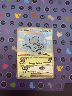 Mew EX 232/091 Sir Bubble Mew Paldean Fates SV Pokemon TCG Holo Full Art - Image 1