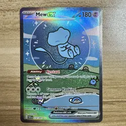 Mew EX 232/091 Sir Bubble Mew ** NEAR MINT** Paldean Fates SV Pokemon TCG Holo - Image 1