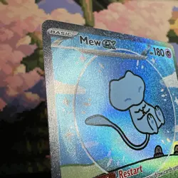 Mew EX 232/091 Sir Bubble Mew ** NEAR MINT** Paldean Fates SV Pokemon TCG Holo - Image 3