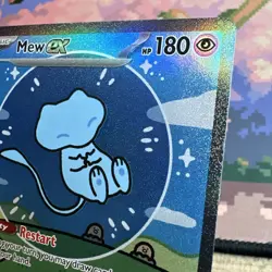 Mew EX 232/091 Sir Bubble Mew ** NEAR MINT** Paldean Fates SV Pokemon TCG Holo - Image 5