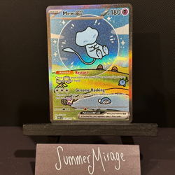 Mew EX 232/091 Sir Bubble Mew Paldean Fates SV Pokemon TCG Holo Full Art - Image 1