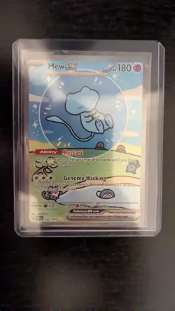 Mew EX 232/091 Sir Bubble Mew Paldean Fates SV Pokemon TCG Holo Full Art - Image 1