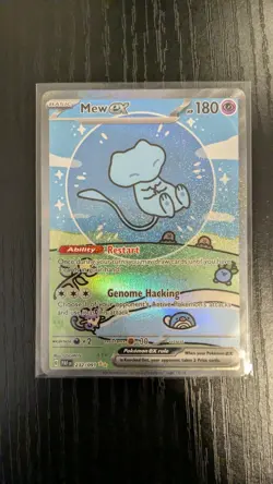 Mew EX 232/091 Sir Bubble Mew Paldean Fates SV Pokemon TCG Holo Full Art - Image 2