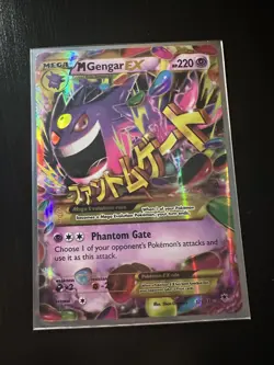 M Gengar EX (121 Secret Rare) 121/119 XY - Phantom Forces Holo Pokemon TCG - Image 1