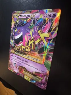 M Gengar EX (121 Secret Rare) 121/119 XY - Phantom Forces Holo Pokemon TCG - Image 3
