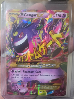 Pokemon TCG: XY Phantom Forces - Mega M Gengar EX 121/119 Secret Rare Holo - Image 1