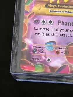 Pokemon TCG: XY Phantom Forces - Mega M Gengar EX 121/119 Secret Rare Holo - Image 3