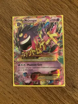 Pokemon TCG XY Phantom Forces Mega M Gengar EX Holo Card 121/119 Secret Rare - Image 1