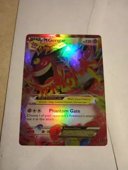 Pokemon TCG: XY Phantom Forces - Mega M Gengar EX 121/119 Secret Rare Holo - Image 1