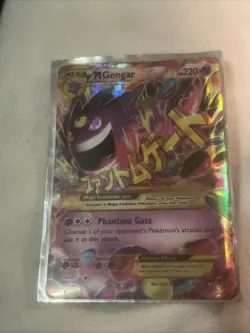 Pokemon TCG XY Phantom Forces Mega M Gengar EX 121/119 Secret Rare Holo - Image 1