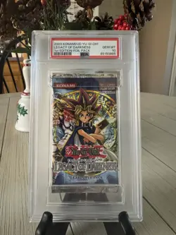 PSA 10 LOD Legacy of Darkness 1st Edition Sealed Booster Pack Yugioh - Image 3