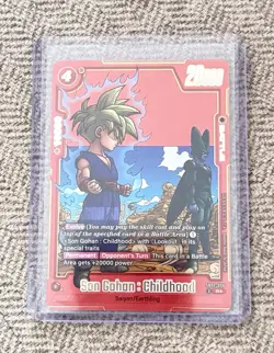 Son Gohan : Childhood SB02-006 Alt Art Manga Booster 02 Dragon Ball Card English - Image 1