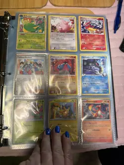Pokemon Card Binder 192 Cards Collection with Sleeves - Image 2