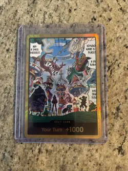 ONE PIECE TCG CARD - Egghead OP14-EB04 Gold Don!! Azure Sea's Seven ENGLISH - Image 1