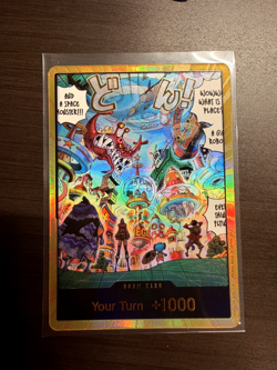 ONE PIECE TCG CARD - Egghead OP14-EB04 Gold Don!! Azure Sea's Seven ENGLISH - Image 1