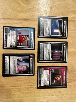 Star Trek CCG: First Edition The Motion Pictures - 5 Rare Card Lot - Image 1