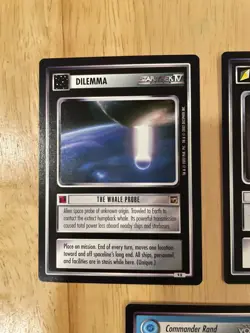 Star Trek CCG: First Edition The Motion Pictures - 5 Rare Card Lot - Image 3