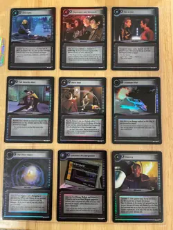 Star Trek CCG: Second Edition Reflections 2.0 - Nine Card Dilemma Lot - Image 1