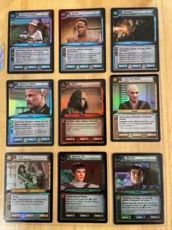 Star Trek CCG: Second Edition Reflections 2.0 - Nine Card Personnel Lot - Image 1