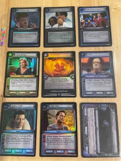 Star Trek CCG: Second Edition Genesis Nine Card Foil Lot - Image 1